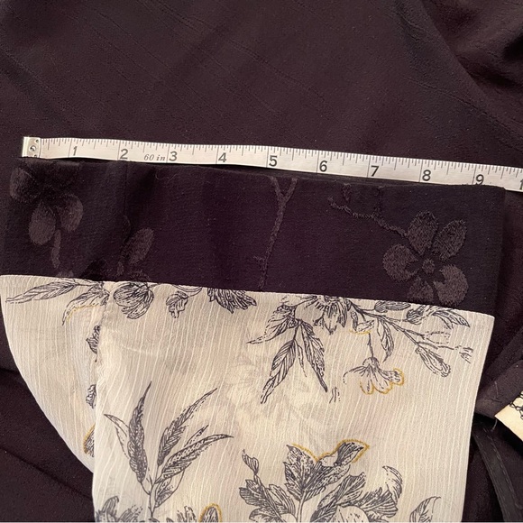 Spencer Alex Black & Cream Vintage 1080’s Kimono Jacket Women’s Size 1X - Picture 10 of 12